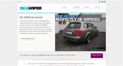 Desktop Screenshot of de-wiper.info