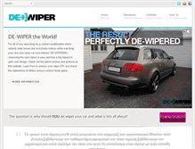 Tablet Screenshot of de-wiper.info